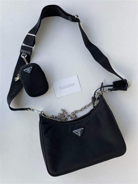 black and white prada handbag|prada crossbody bag white.